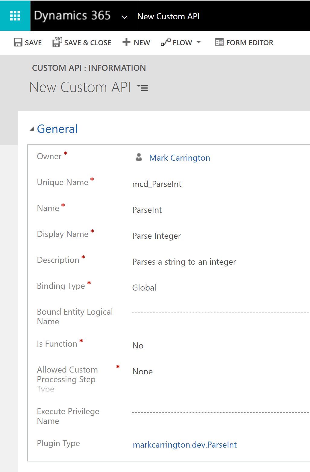 Api Class Cd CDS Custom APIs - Mark Carrington